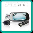 Reversing cameras and parking sensors for motorhome and caravans button